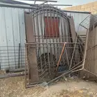ابواب حديد بعرض 5 متر و 3 متر للمزارع او للاستراحات