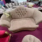 طقم كنب بني واحمر 6 متر