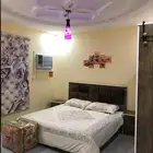للايجار الشهري شقه مفروشه 3 غرف حي بريمان