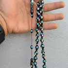 سبحه كوك تطعيم فضه وعاج وفيروز