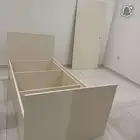 سرير ودولاب وثلاجه