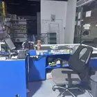 للبيع رفوف وكاشير عربيات تسوق