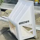تركيب اغطية المكيفات غطاء مكيف فيبر شباك طارد الطيور