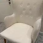 كنبة مفرد لون بيج فاتح