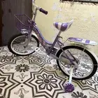 دراجه لون بنفسجي بناتي
