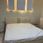 سرير خشب من سيتي دبليو للبيع مع مرتبه سليب هاي