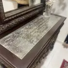 مدخل خشبي معتق بذهبي