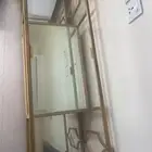 مخاد مع مراكي وسرير أطفال وطاوله تلفزيون للبيع