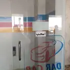 زجاج الباب محل شبه الجديد مع المفكات حقه