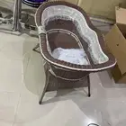 سرير أطفال خيزران