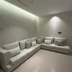 كنب حرف Lجديد. غير مستخدم