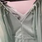فستان لون تيفاني لامع كلوش