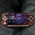 PSP 2000 مهكر وردي شفاف بدون خدوش