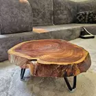 طاولة خشب طبيعي