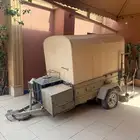 قلص حديد معه شراع وتانكي ماء و 2 مواطير كهرباء هوندا