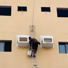 شركة تركيب غطا المكيفات فيبر جلاس وشبك الحمام وشوك الحمام