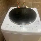 غسالة اتوماتيك توشيبا نظيفه مع مجفف امريكي