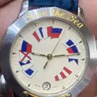 ساعه كوروم سويسريه اصليه شبه جديده مخزنه