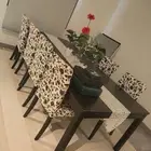 طاولة و سفرة طعام مع طاولة خدمة جانبية