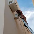 غطاء خارجي مكيف الفايبر جالس مع التركيب صوى شوق حمام شوبك