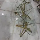 طاولات زجاج ستيل