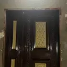 باب حديد مع الحلق