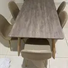 طاوله طعام استخدام بسيط 6 كراسي