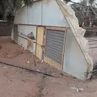 بيوت محميه مستعملة مع مراوح