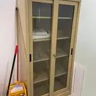 دولاب مستندات بابين حديد وقزاز