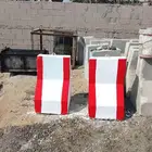 حواجز صبات خرسانية