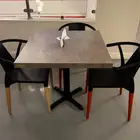 كراسي وطاويل مطعم جودة عالية استخدام سنة