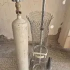 اسطوانتين اوكسجين مع حواملها للبيع