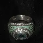 خاتم حجر توباز