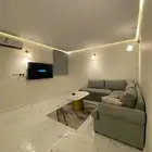 شقة عوائل مؤثثه غرفتين دورتين مياه صاله