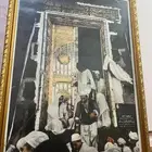 لوحة قديمة لباب الكعبه عام 1371