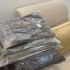 شالات   لون بني وأخضر   السعر 60 ريال