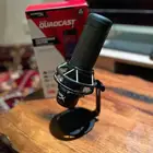 مايك HyperX QuadCast S   نظيف جدا مع العلبة