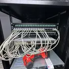 فني شبكات تمديد كيابل cat7 cat6A ومقويات انترنت و صيانة فوري