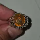 خاتم ياقوت افريقي اصفر