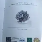 حجر زفير ابيض نادر الحجم 6.37
