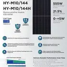 أرخص سعر جملة الواح الطاقة الشمسية 550W جودة عالية