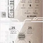 شقة غرفتين و 3 غرف تحت الإنشاء النهضة