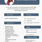 سيرة ذاتية انجليزي 20ريال Ats