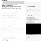 تصميم سيره ذاتيه احترافيه cv