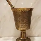 تم البيع نجر ابو ساق منقوش يجمل عليه كتابات ونقوش