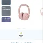 سماعات بلوتوث soundcore q30 مع عزل صوت - لون وردي بنك