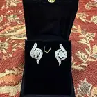 حلق ذهب والماس