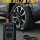 منفاخ هواء لاسلكي  7500mAh   يشحن جوالك ويعب ي كفراتك