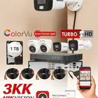 كاميرات مراقبة Hikvision 5MP عدد 4 مع التركيب   كاميرات داخل