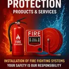 مضخه مكافحه حريق وطفايات حريق تركيب